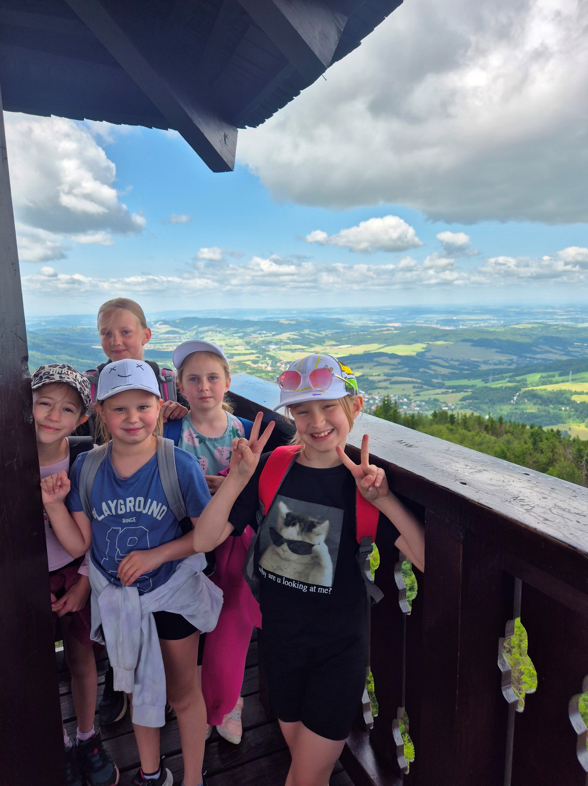 Třeťáci na Velkém Javorníku