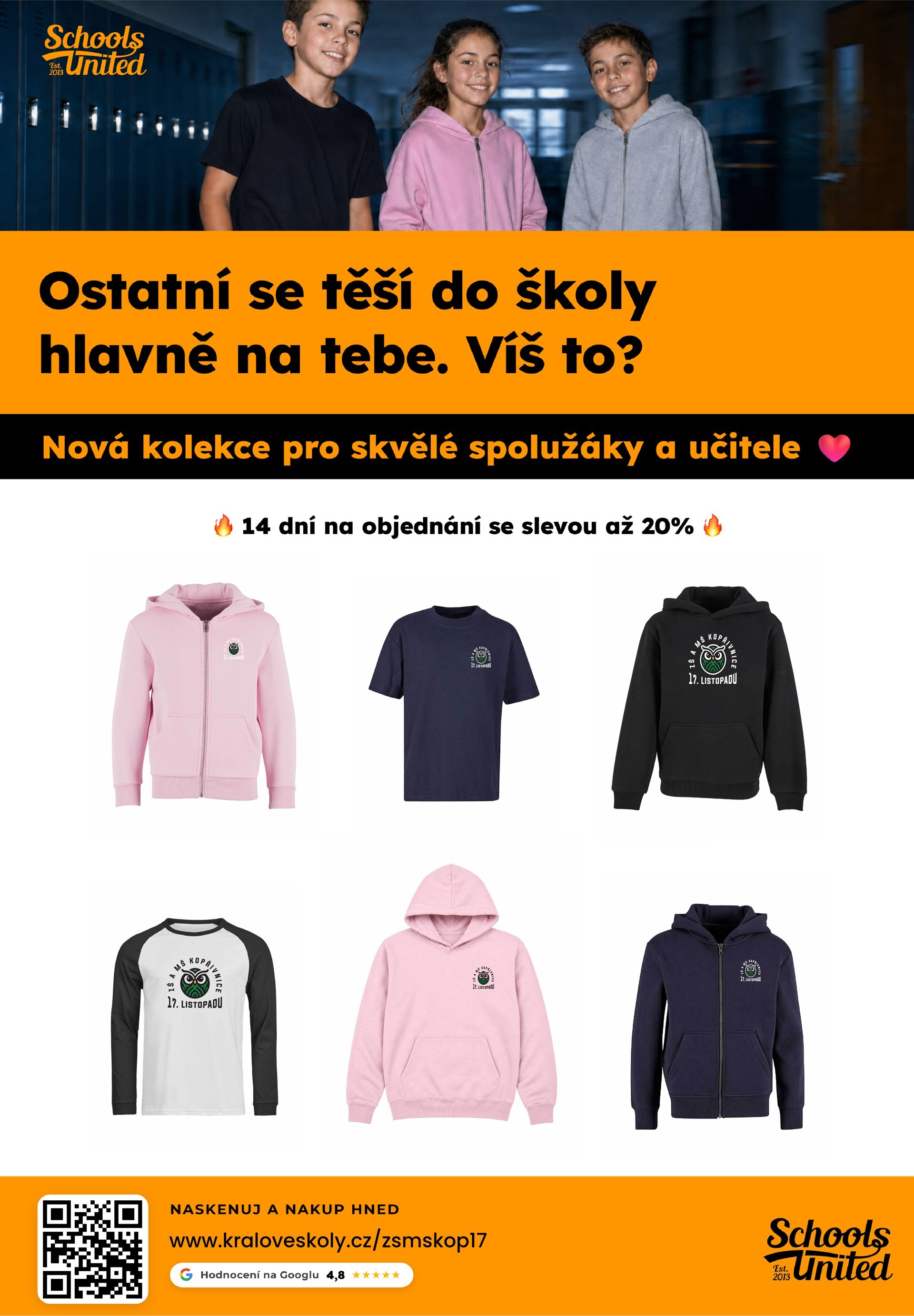 Školní e-shop opět otevřen